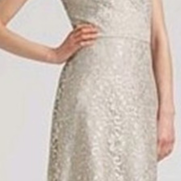 BCBGMaxAzria silver/champagne Lynette dress - Picture 5 of 7